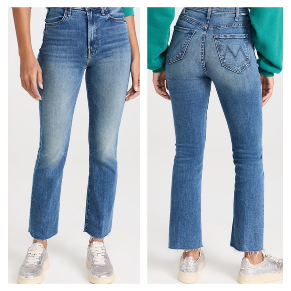 MOTHER Denim - NEW MOTHER The Hustler Ankle Fray Jeans Healing Jar 34 NWOT